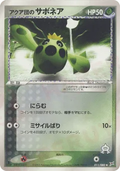 Team Aqua's Cacnea