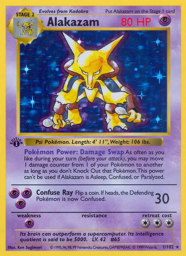 Alakazam, Base #1/102