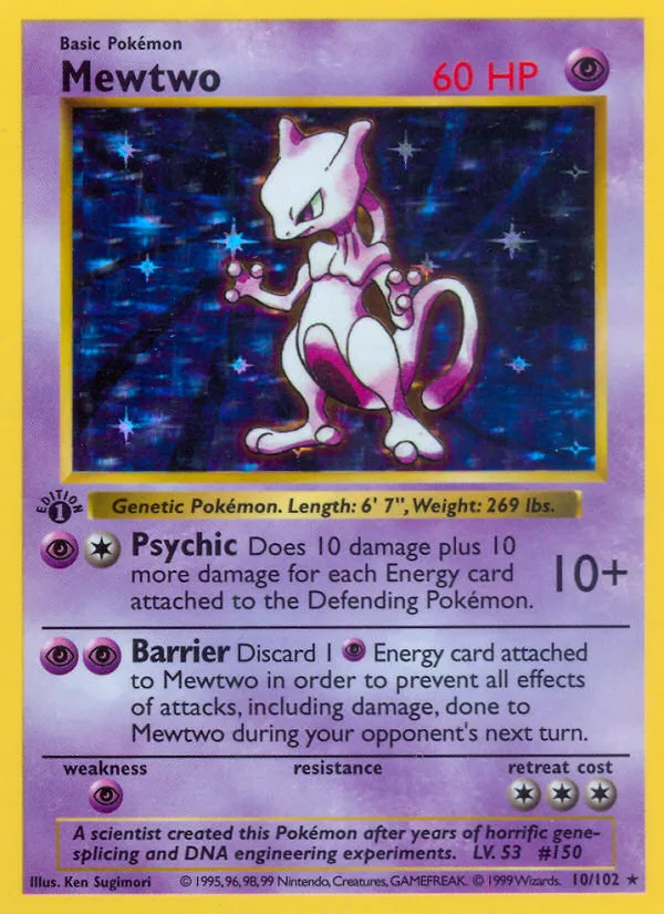 Mewtwo, Base #10/102