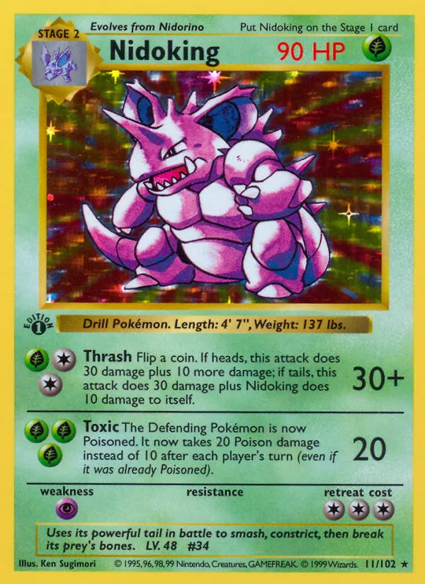 Nidoking, Base #11/102