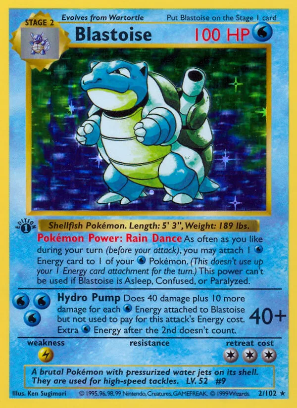Blastoise, Base #2/102