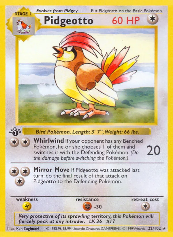 Pidgeotto, Base #22/102