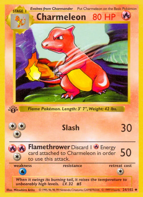 Charmeleon, Base #24/102