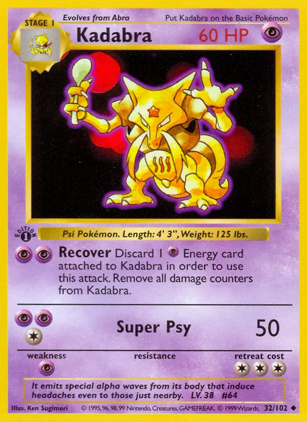 Kadabra, Base #32/102