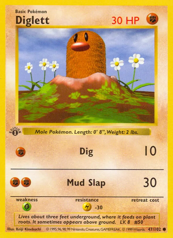 Diglett, Base #47/102