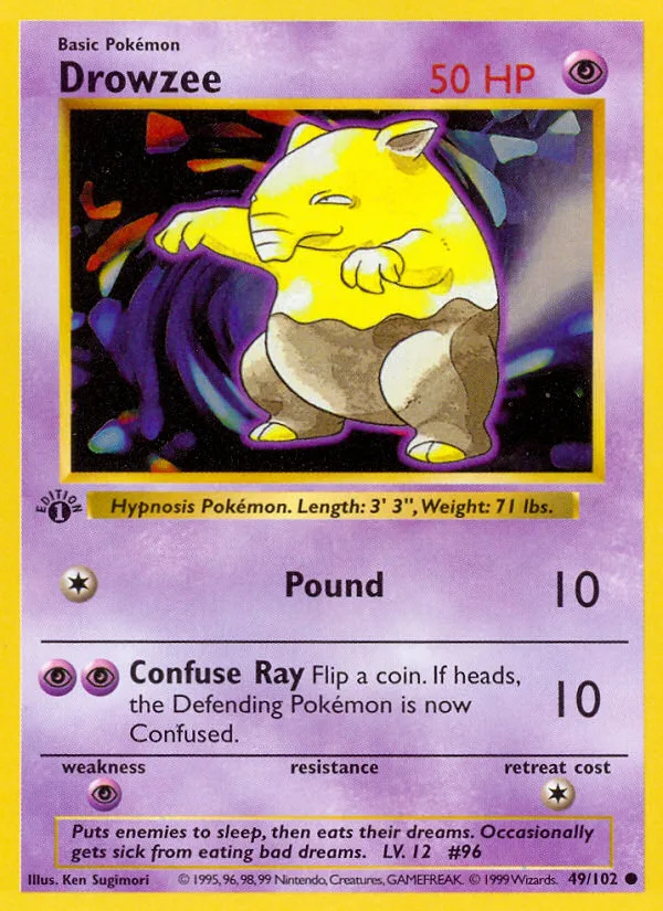 Drowzee, Base #49/102