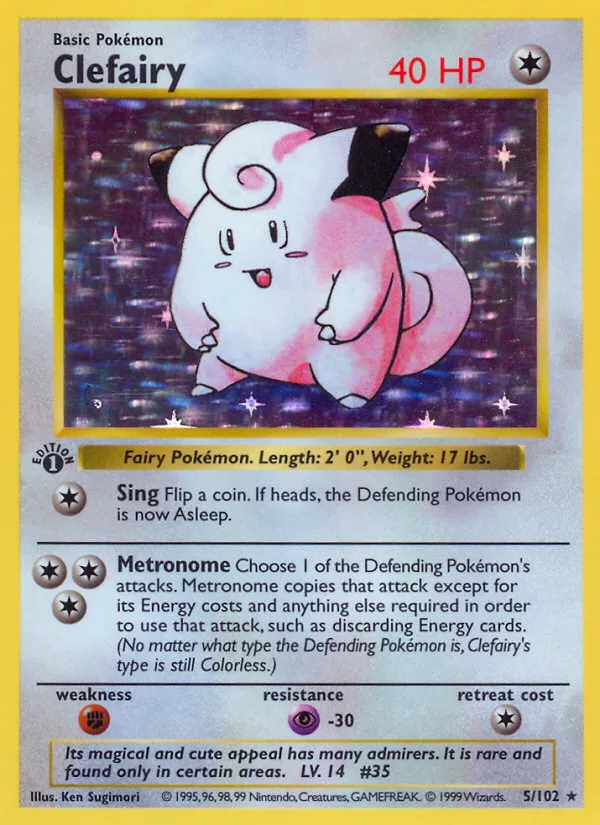 Clefairy, Base #5/102