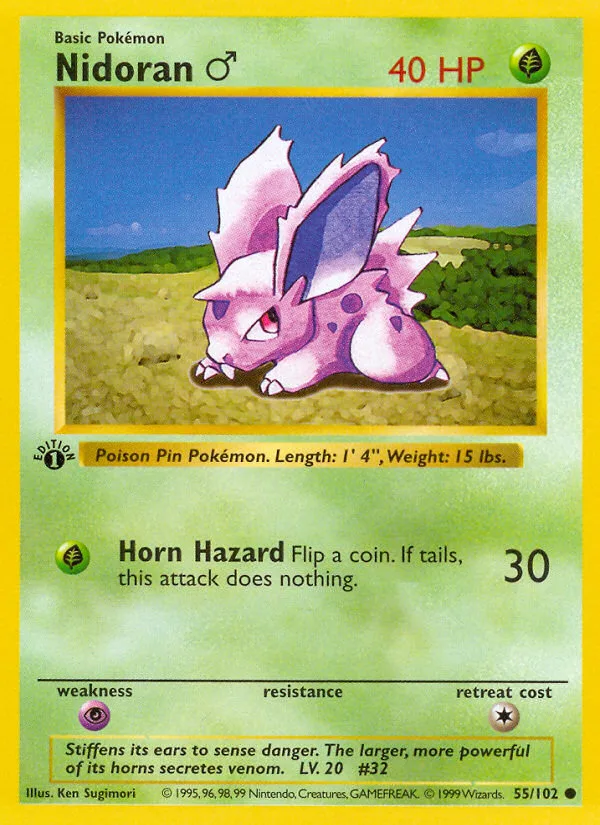 Nidoran ♂, Base #55/102