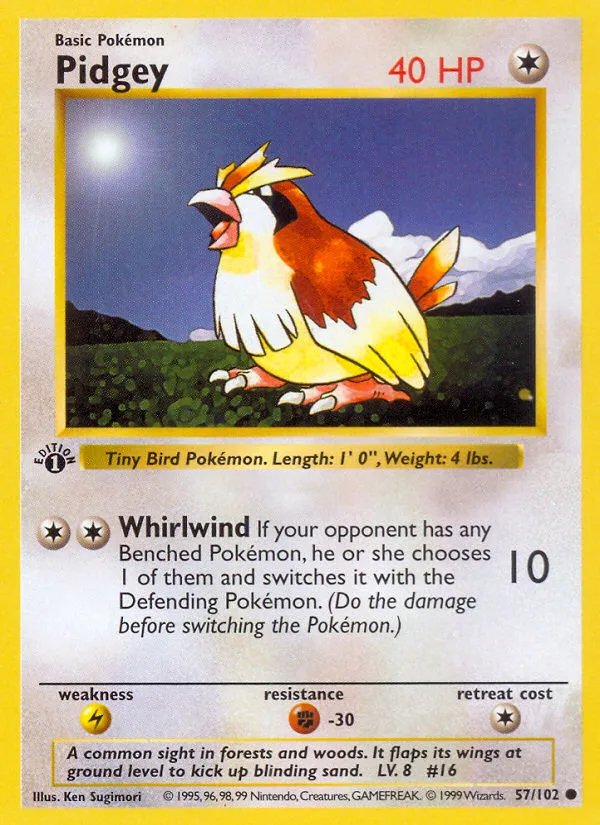 Pidgey, Base #57/102