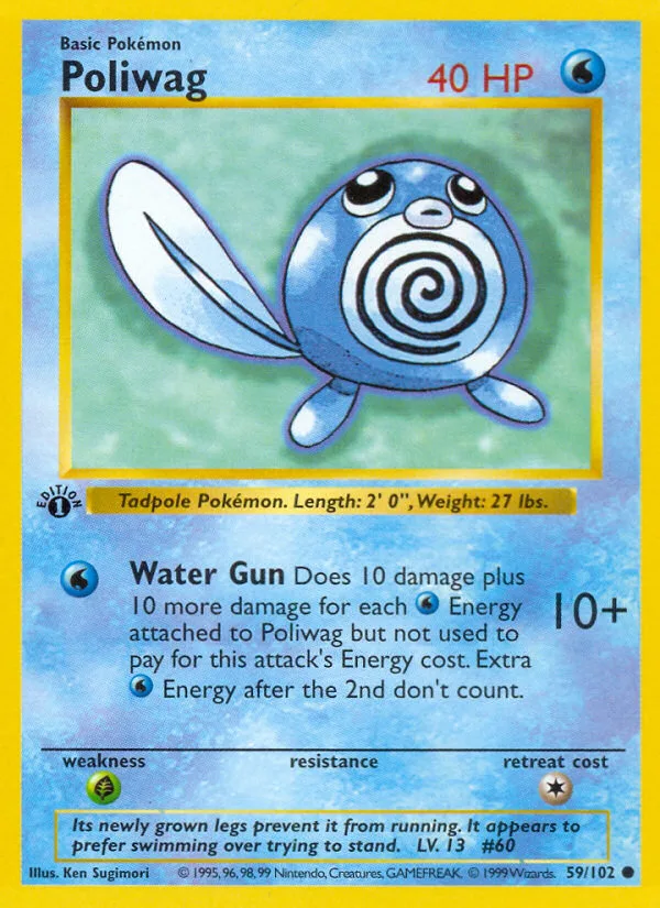 Poliwag, Base #59/102