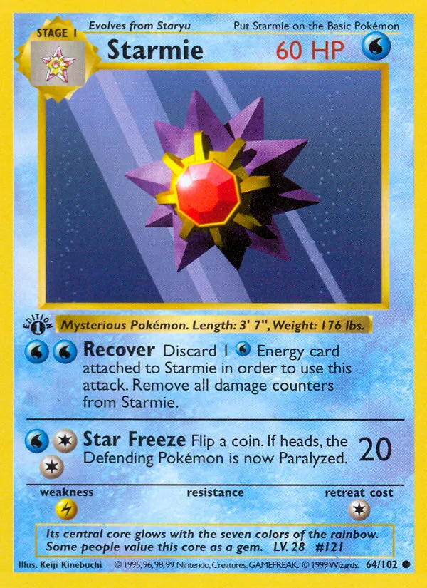 Starmie, Base #64/102