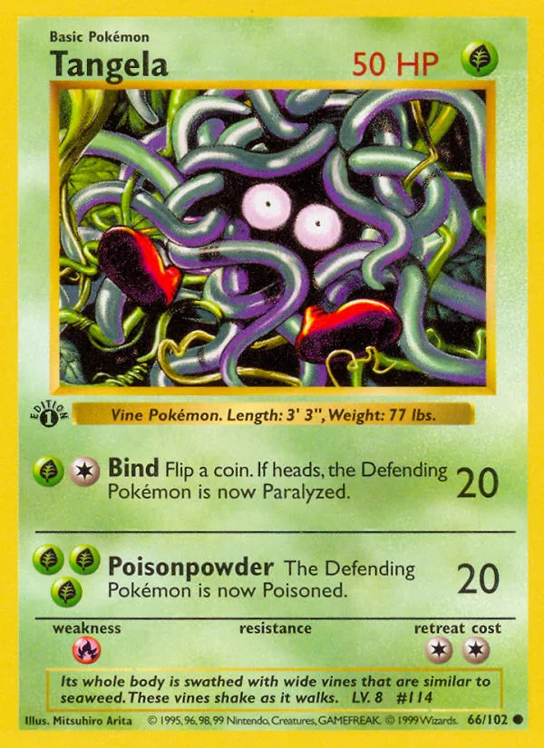 Tangela, Base #66/102