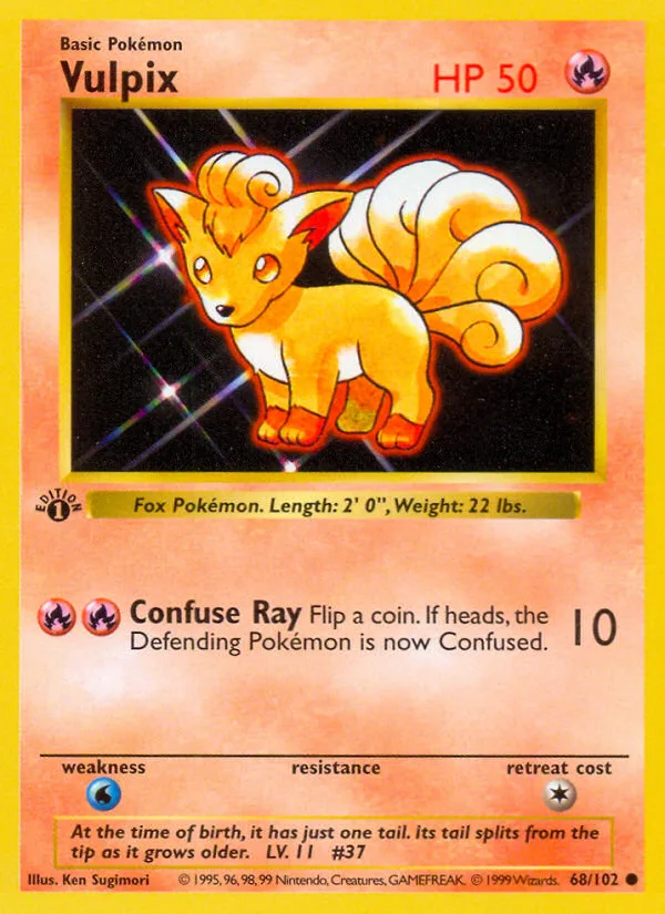 Vulpix, Base #68/102