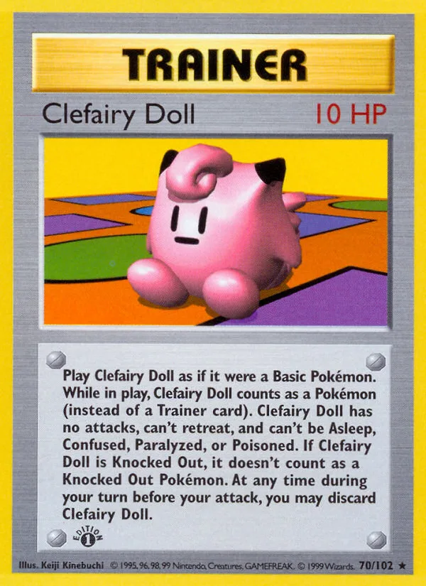 Clefairy Doll, Base #70/102