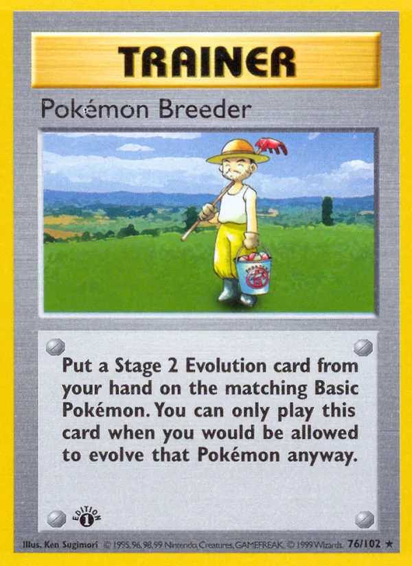 Pokémon Breeder, Base #76/102