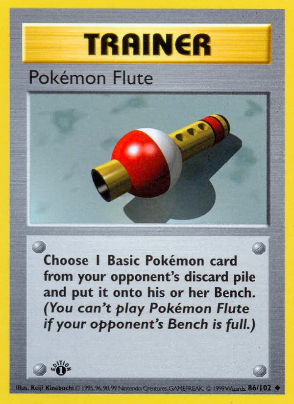 Pokémon Flute, Base #86/102