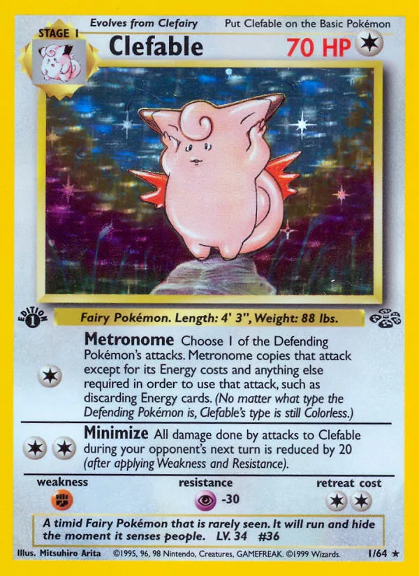 Clefable, Jungle #1/64