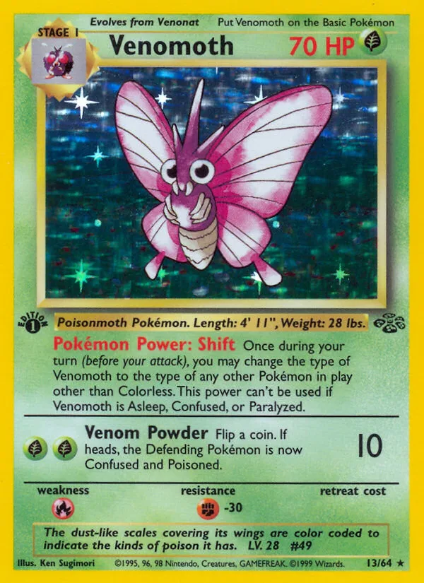 Venomoth, Jungle #13/64