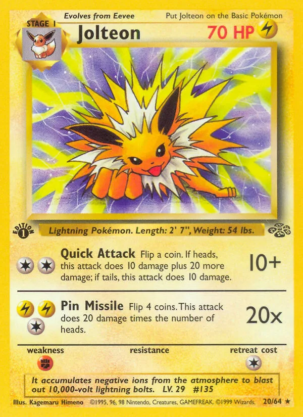Jolteon, Jungle #20/64