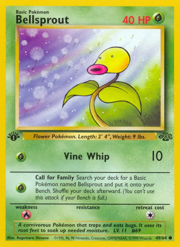 Bellsprout, Jungle #49/64