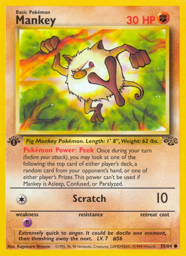 Mankey, Jungle #55/64