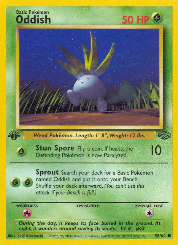 Oddish, Jungle #58/64