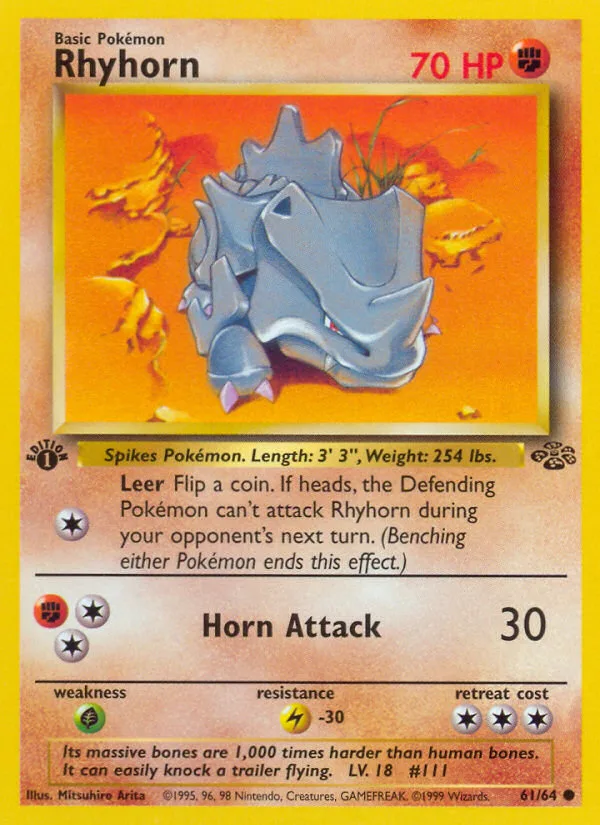 Rhyhorn, Jungle #61/64