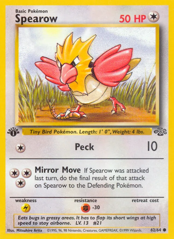 Spearow, Jungle #62/64