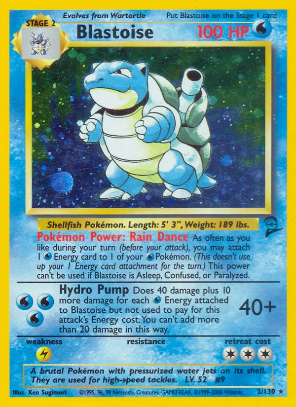 Blastoise, Base Set 2 #2/130