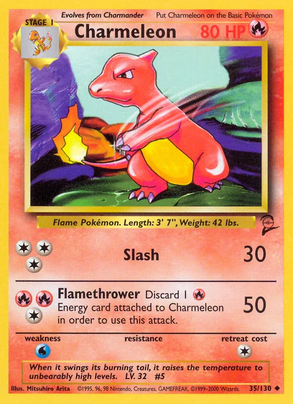 Charmeleon, Base Set 2 #35/130