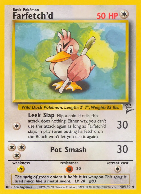 Farfetch'd, Base Set 2 #40/130