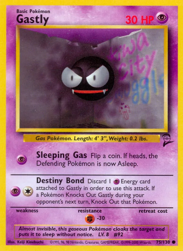 Gastly, Base Set 2 #75/130