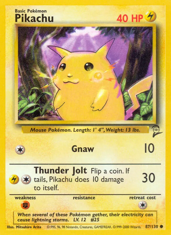 Pikachu, Base Set 2 #87/130