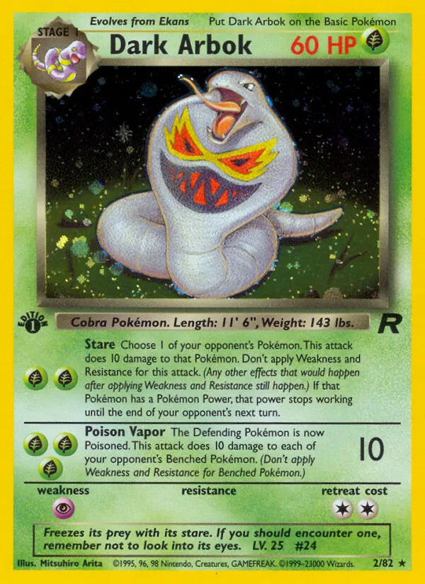 Dark Arbok, Team Rocket #2/82