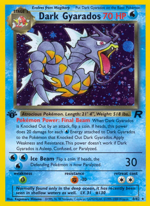 Dark Gyarados, Team Rocket #8/82