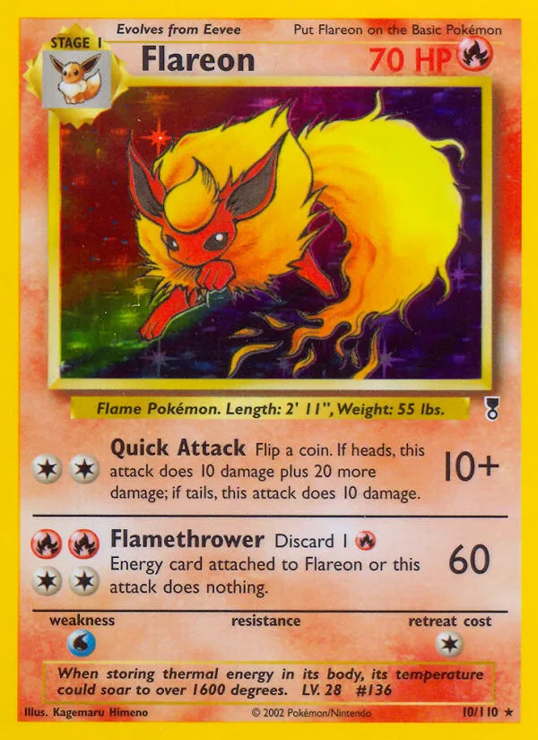 Flareon, Legendary Collection #10/110