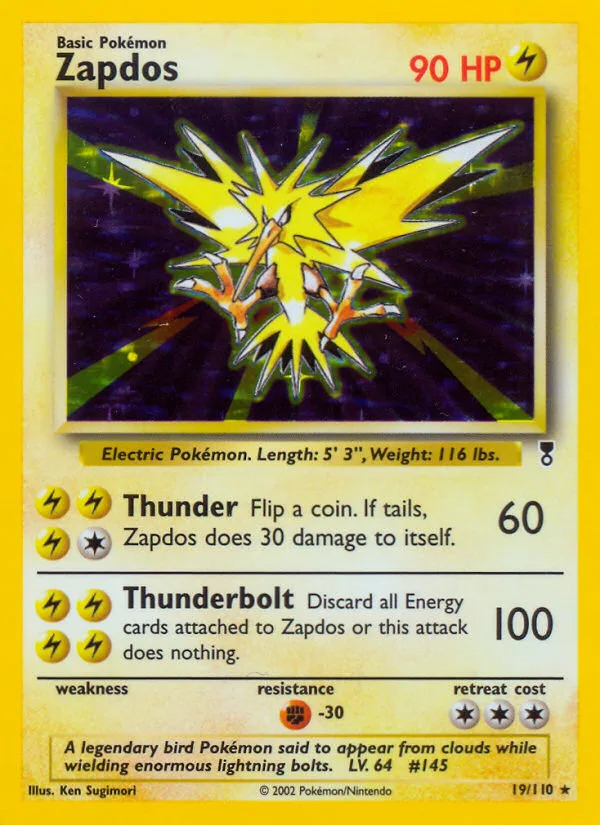 Zapdos, Legendary Collection #19/110