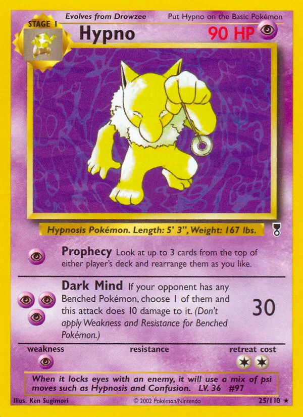 Hypno, Legendary Collection #25/110
