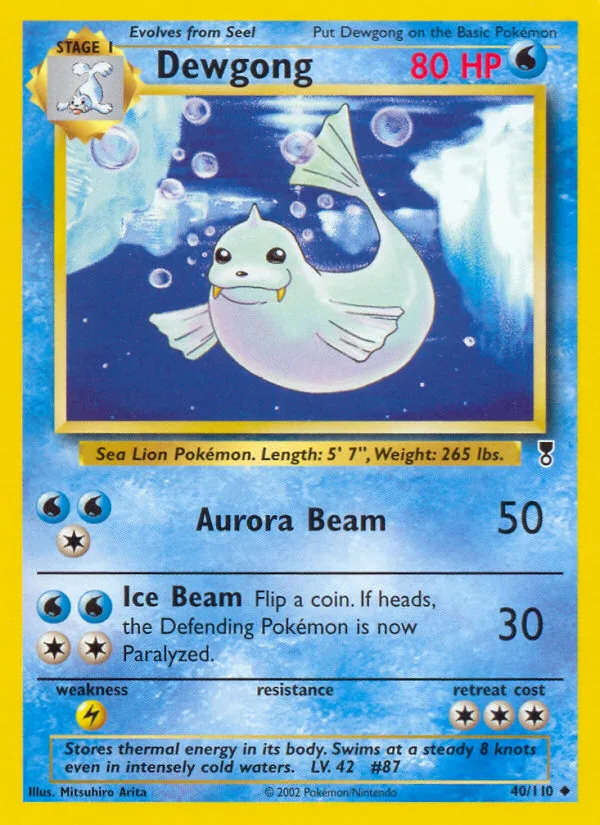 Dewgong, Legendary Collection #40/110