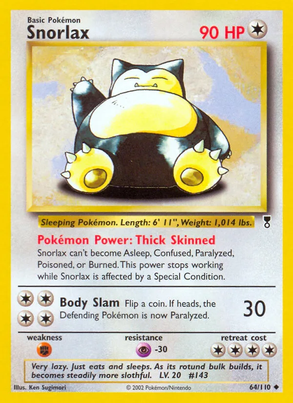 Snorlax, Legendary Collection #64/110