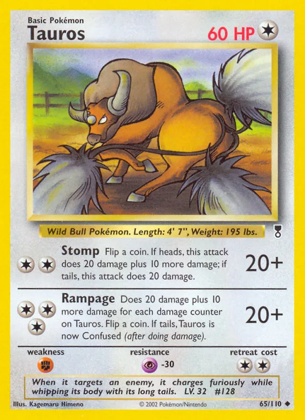 Tauros, Legendary Collection #65/110