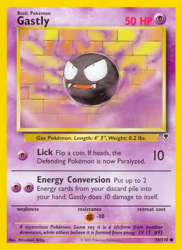 Gastly, Legendary Collection #76/110