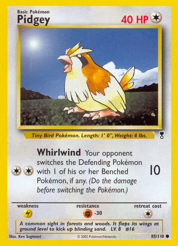 Pidgey, Legendary Collection #85/110
