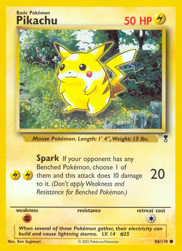 Pikachu, Legendary Collection #86/110