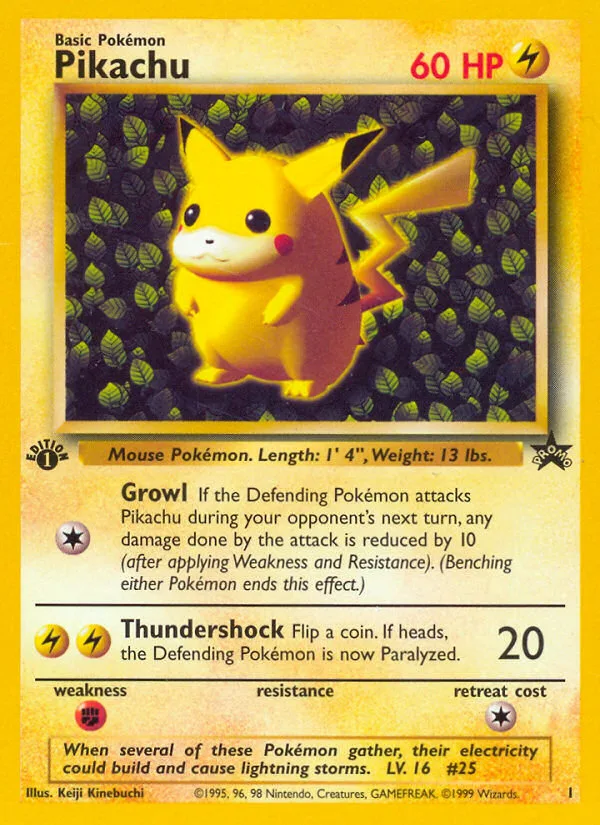 Pikachu, Wizards Black Star Promos #1