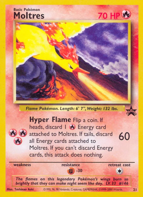 Moltres, Wizards Black Star Promos #21