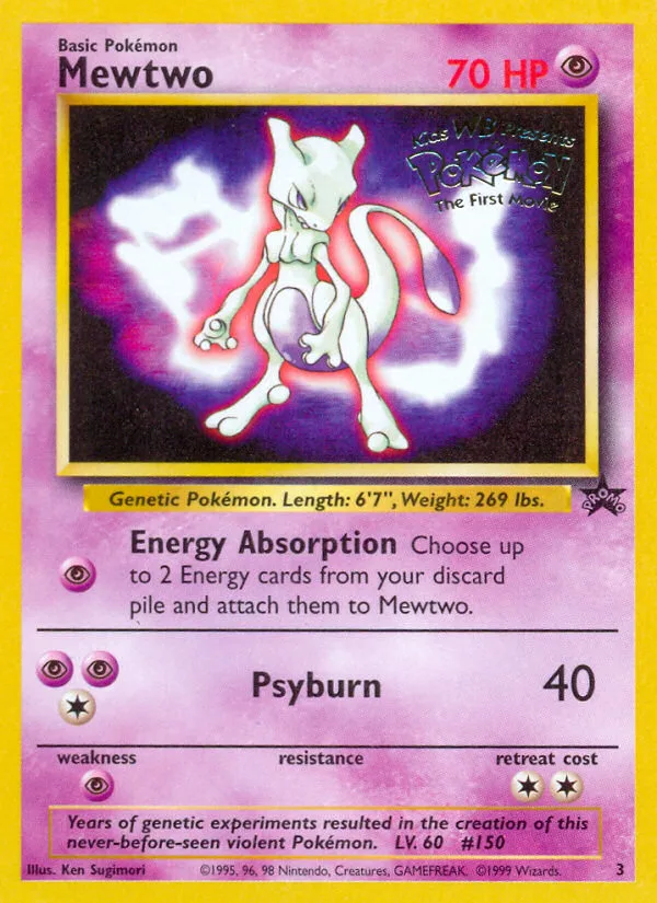 Mewtwo, Wizards Black Star Promos #3