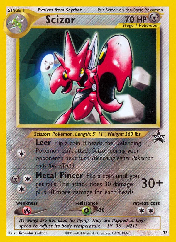 Scizor, Wizards Black Star Promos #33