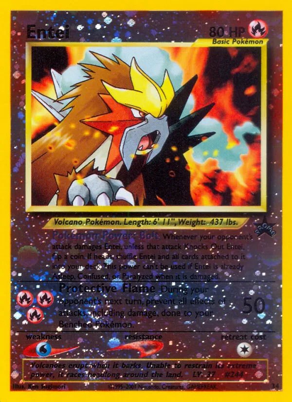 Entei, Wizards Black Star Promos #34