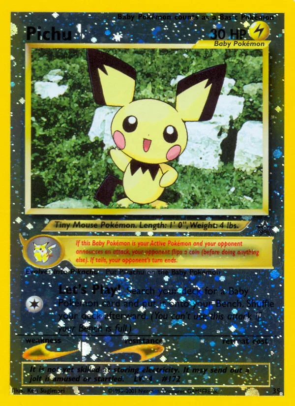 Pichu, Wizards Black Star Promos #35